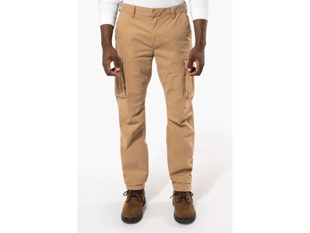 MEN'S MULTIPOCKET TROUSERS (Barva Černá, Velikost 38)