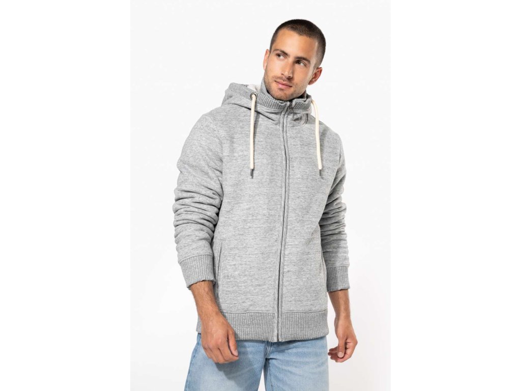 VINTAGE SHERPA-LINED FLEECE JACKET