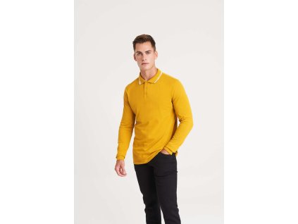 LONG SLEEVE TIPPED 100 POLO