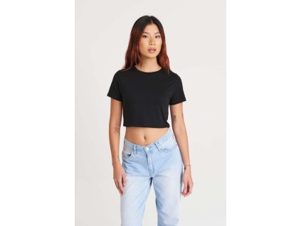 WOMEN'S TRI-BLEND CROPPED T