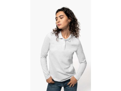 LADIES' LONG-SLEEVED POLO SHIRT