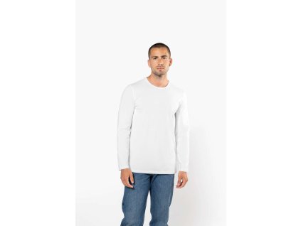 MEN'S LONG-SLEEVED CREW NECK T-SHIRT