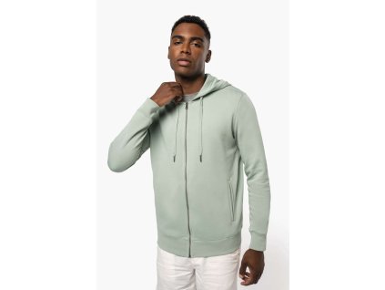 UNISEX ECO-FRIENDLY FRENCH TERRY ZIPPED HOODED SWEATSHIRT