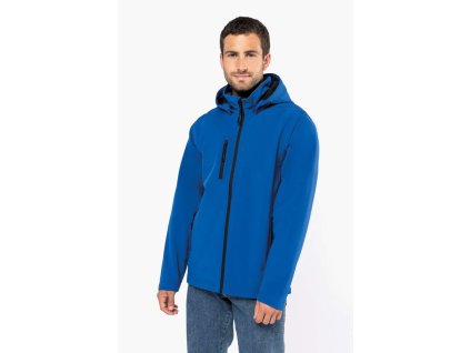 UNISEX 3-LAYER SOFTSHELL HOODED JACKET WITH REMOVABLE SLEEVES