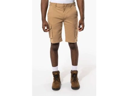 MEN'S MULTIPOCKET BERMUDA SHORTS (Barva Camel, Velikost 38)