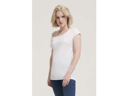 SOL'S MARYLIN - WOMEN’S SHORT SLEEVE LONG KIMONO T-SHIRT (Barva Deep Black, Velikost S)