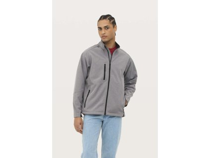 SOL'S RELAX - MEN'S SOFTSHELL ZIPPED JACKET (Barva Abyss Blue, Velikost 2XL)