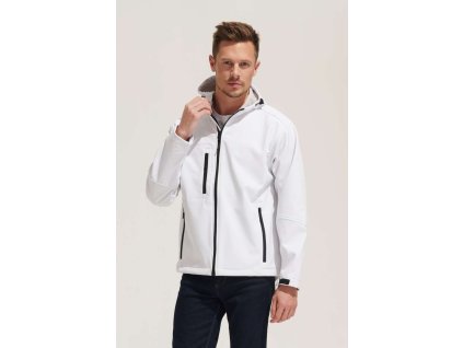 SOL'S REPLAY MEN - HOODED SOFTSHELL (Barva Černá, Velikost 2XL)