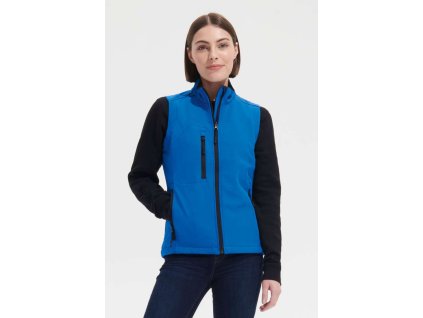 SOL'S RALLYE WOMEN - SLEEVELESS SOFTSHELL JACKET (Barva Černá, Velikost 2XL)