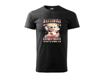 černe panské triko ballerina capuchina