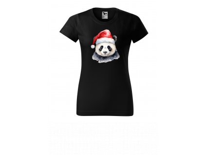 vanocni trikoW cerne panda