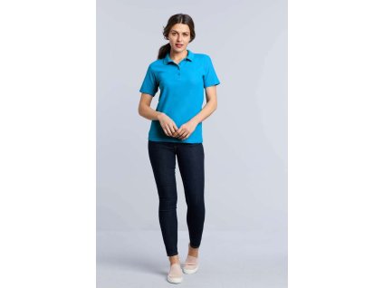 SOFTSTYLE® LADIES' DOUBLE PIQUÉ POLO