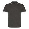 STRETCH TIPPED POLO (Barva Black/White, Velikost S)