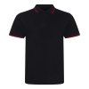 STRETCH TIPPED POLO (Barva Black/White, Velikost S)