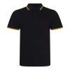 STRETCH TIPPED POLO (Barva Black/White, Velikost S)