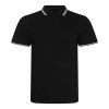 STRETCH TIPPED POLO (Barva Black/White, Velikost S)