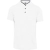 MEN'S SHORT SLEEVE POLO SHIRT WITH MANDARIN COLLAR
