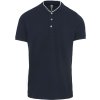 MEN'S SHORT SLEEVE POLO SHIRT WITH MANDARIN COLLAR
