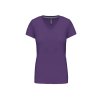 LADIES' SHORT-SLEEVED V-NECK T-SHIRT