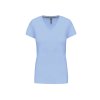 LADIES' SHORT-SLEEVED V-NECK T-SHIRT