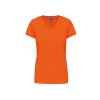 LADIES' SHORT-SLEEVED V-NECK T-SHIRT