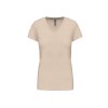 LADIES' SHORT-SLEEVED V-NECK T-SHIRT