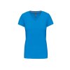 LADIES' SHORT-SLEEVED V-NECK T-SHIRT