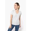 LADIES' SHORT-SLEEVED V-NECK T-SHIRT