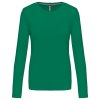 LADIES' LONG-SLEEVED CREW NECK T-SHIRT