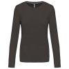 LADIES' LONG-SLEEVED CREW NECK T-SHIRT
