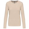 LADIES' LONG-SLEEVED CREW NECK T-SHIRT