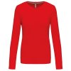LADIES' LONG-SLEEVED CREW NECK T-SHIRT