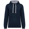 UNISEX CONTRAST PATTERNED HOODED SWEATSHIRT (Barva Black/Mexican Skull, Velikost XS)