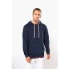 UNISEX CONTRAST PATTERNED HOODED SWEATSHIRT (Barva Black/Mexican Skull, Velikost XS)