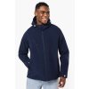 MEN'S DETACHABLE HOODED SOFTSHELL JACKET (Barva Černá, Velikost S)