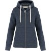 LADIES' VINTAGE ZIPPED HOODED SWEATSHIRT
