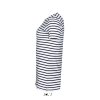 SOL'S MILES WOMEN - ROUND NECK STRIPED T-SHIRT