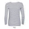 SOL'S MARINE WOMEN - LONG SLEEVE STRIPED T-SHIRT