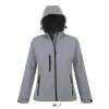 SOL'S REPLAY WOMEN - HOODED SOFTSHELL (Barva Černá, Velikost 2XL)
