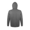 SOL'S SNAKE - UNISEX HOODED SWEATSHIRT (Barva Grey Melange, Velikost 2XL)
