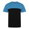COLOUR BLOCK T (Barva Black/Azure Blue, Velikost M)