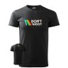 panské triko dontshoot 01 front černá