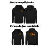 FBI mikina zip nahled potisku
