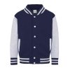 KIDS VARSITY JACKET (Barva Jet Black/White, Velikost 5/6)
