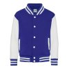 KIDS VARSITY JACKET (Barva Jet Black/White, Velikost 5/6)