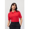 SOFTSTYLE® LADIES' DOUBLE PIQUÉ POLO WITH 3 COLOUR-MATCHED BUTTONS (Barva Bílá, Velikost S)