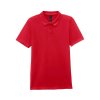 SOFTSTYLE® LADIES' DOUBLE PIQUÉ POLO WITH 3 COLOUR-MATCHED BUTTONS (Barva Bílá, Velikost S)