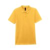 SOFTSTYLE® LADIES' DOUBLE PIQUÉ POLO WITH 3 COLOUR-MATCHED BUTTONS (Barva Bílá, Velikost S)