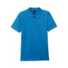 SOFTSTYLE® LADIES' DOUBLE PIQUÉ POLO WITH 3 COLOUR-MATCHED BUTTONS (Barva Bílá, Velikost S)