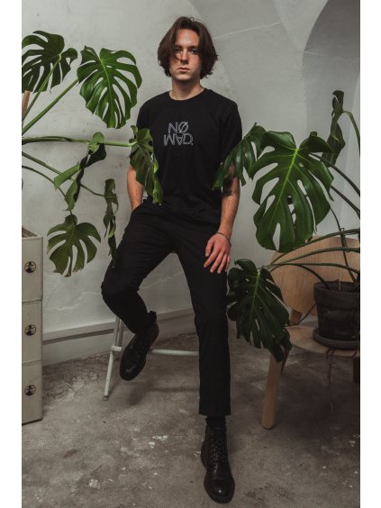 Unisex černé tričko Nomad